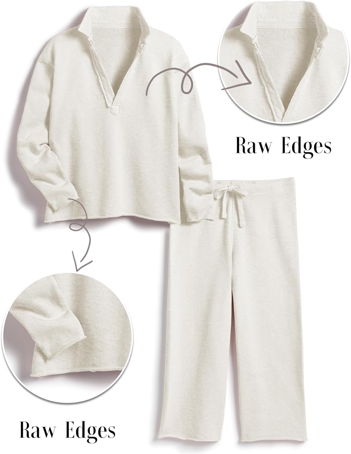 Women's Carmel Tracksuit 2 Piece Set - Patrick Pullover Sweatshirt & Catherine Sweatpants - Casual Lounge Set - Image 6