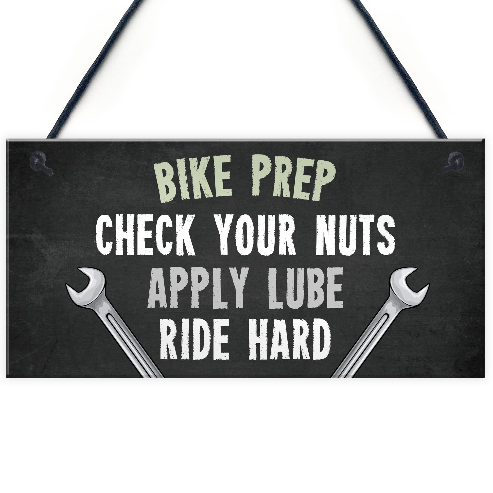 Red Ocean Funny Motorbike Motorcycle Hanging Sign Gifts For Men Novelty Birthday Gifts For Biker Gifts