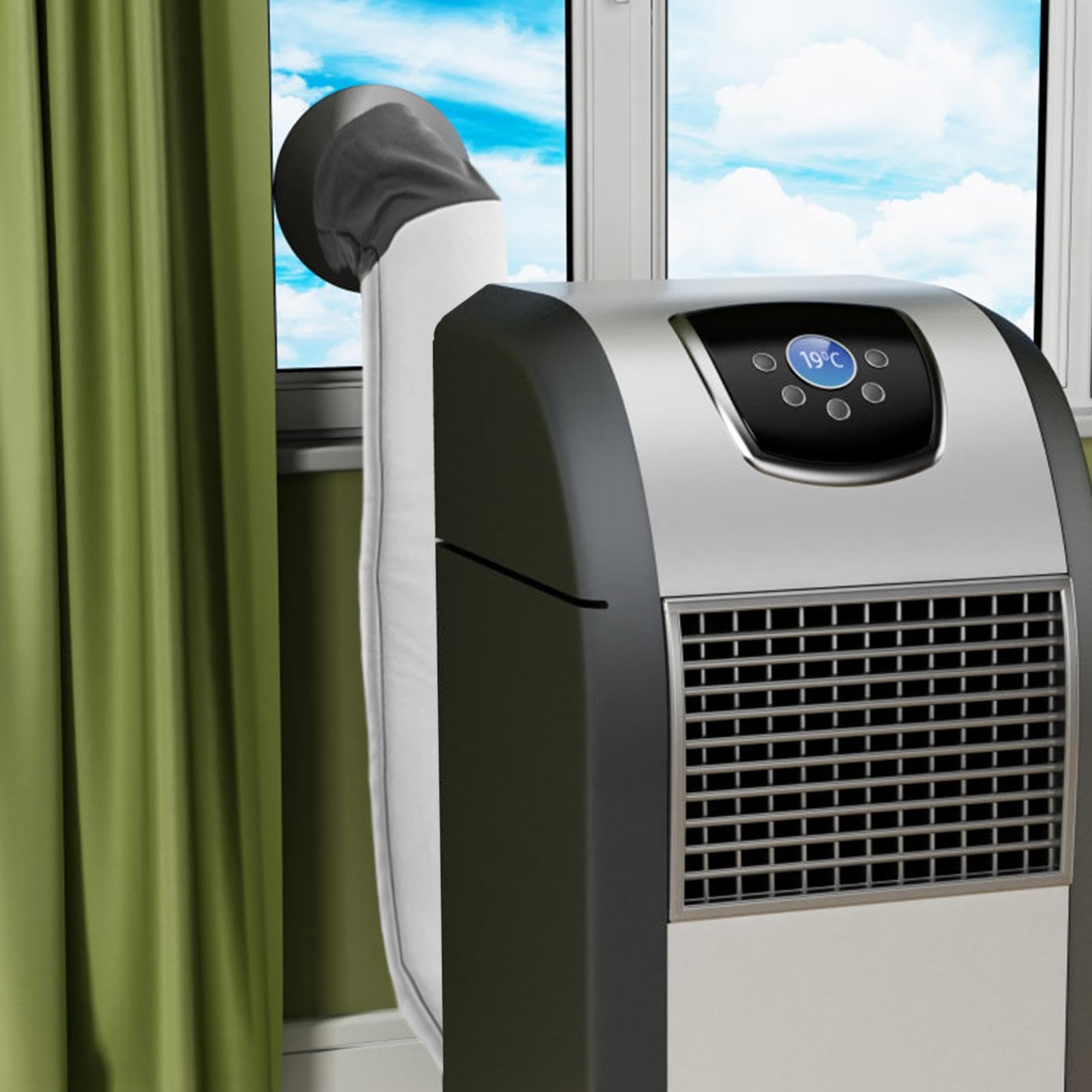 Copertura Per Condizionatore Portatile - Antipolvere, Elastica, 40x46x75 Cm - Foto 13