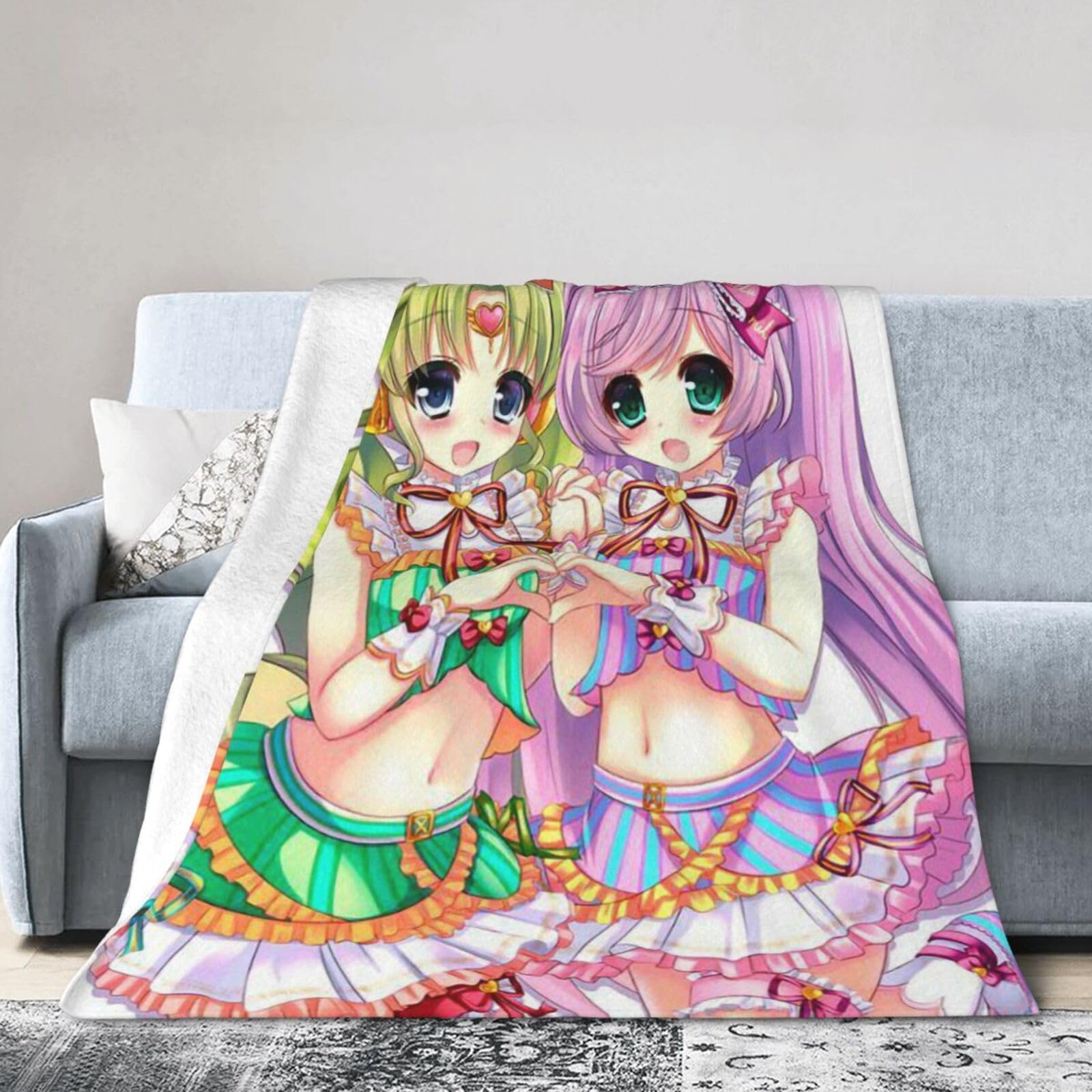 Amazon｜プリパラ ブランケット アニメ 軽量 ブランケット フランネル