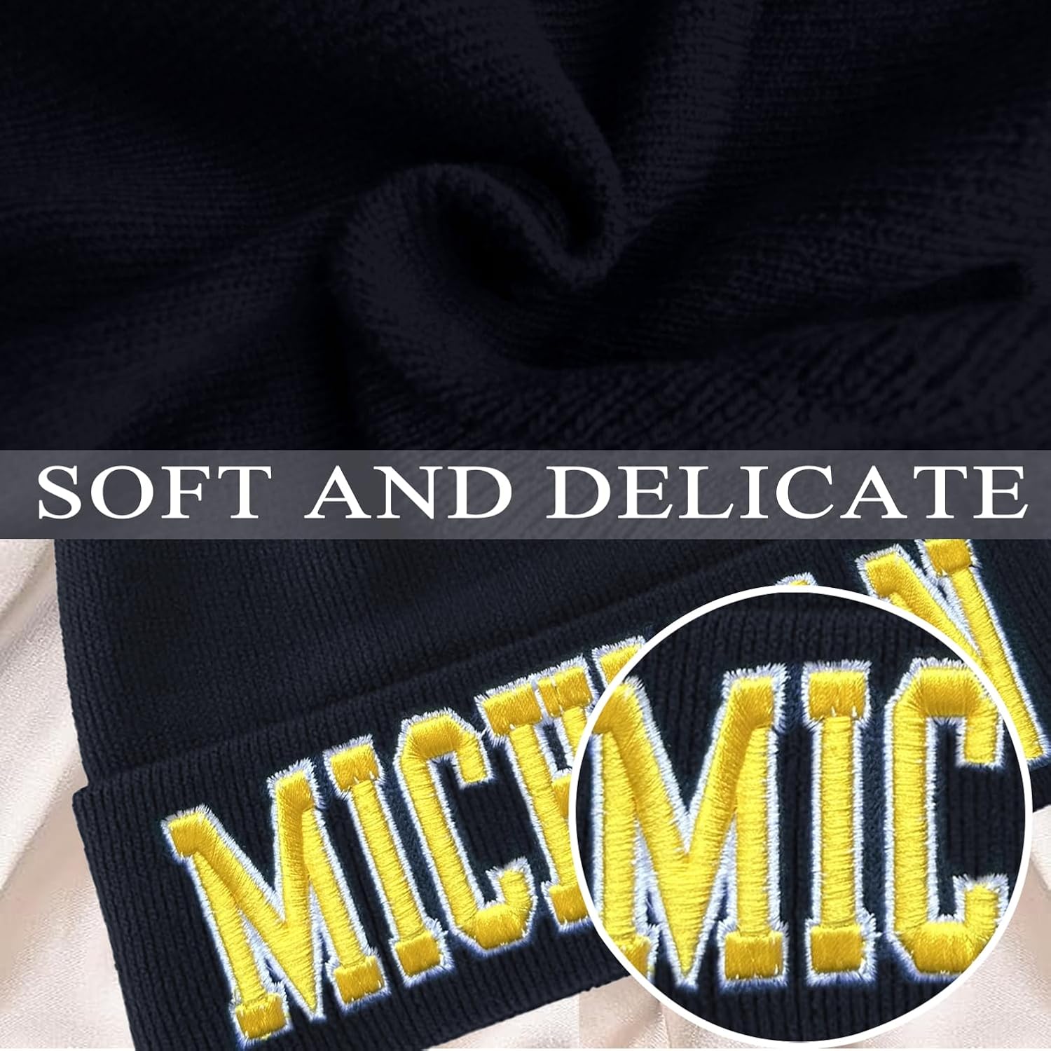 Beanie for Men and Women, Cuffed Hat Sport Fans Gift for Men Women Kids - Image 4