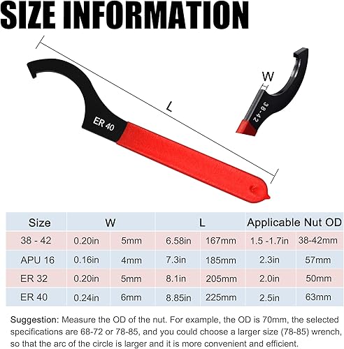Miniatura 4 de Juego de 4 llaves de choque ajustables de acero resistente para la mayoría de los amortiguadores de bobina, sistema de ajuste y suspensión
