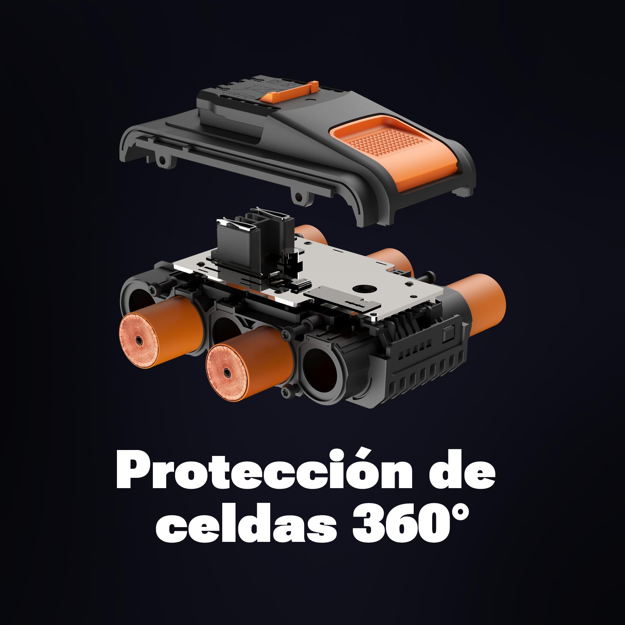 WORX WA3646 Powershare Pro Plus 20V 4Ah, batería de Ciclo Largo, con tecnología de Alto Rendimiento, indicador Integrado, Compacto y Ligero, Compatible con Todas Las Herramientas WORX