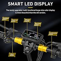 Vista 12 de iENYRID M4 Pro S+ Electric Scooter with Seat, 800W Motor，10" Pneumatic Tire, Max 21/30 Mile, Max 15/28Mph Speed， Large LCD Display & Foldable