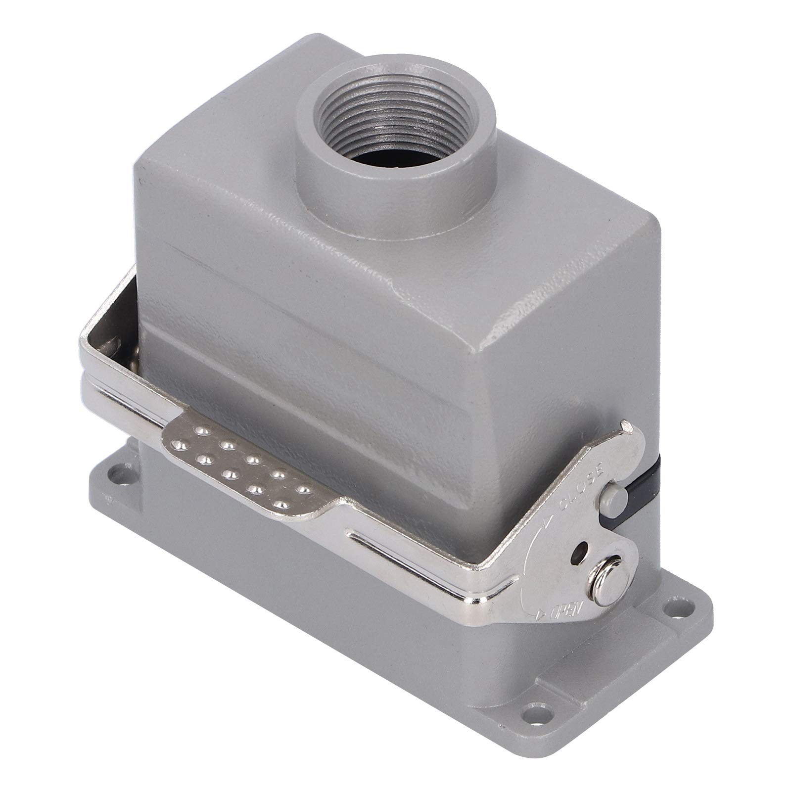 Conector rectangular industrial FTVOGUE de 10 pines con contactos de latón plateado 7