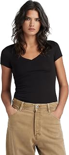 G-STAR Damen Base V-Neck Cap Top
