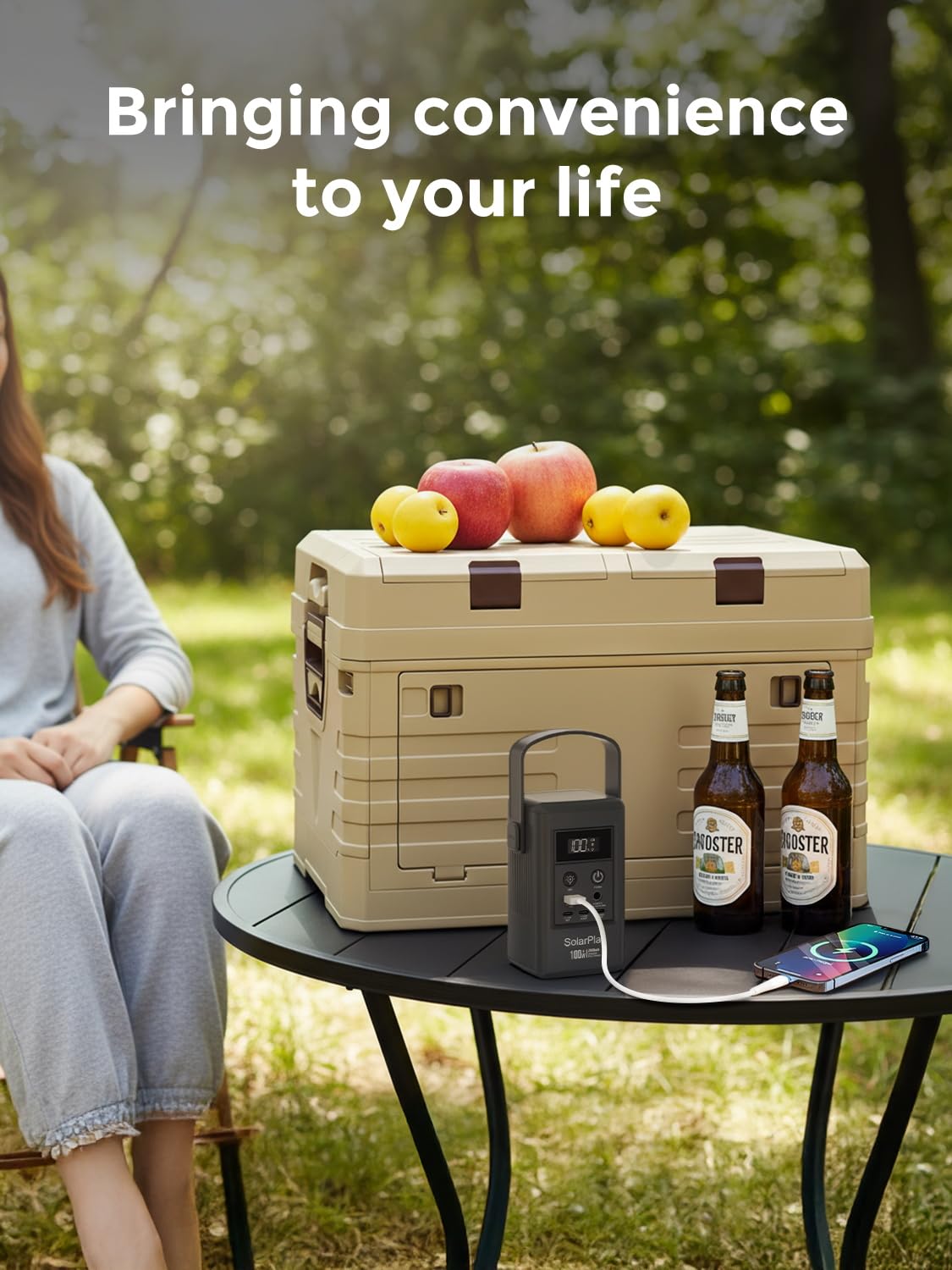 solarplay Faltbare Aufbewahrungsbox 60L mit Deckel, Extra Große Faltbox mit Verstärktem Rahmen, Platzsparend Zusammenklappbar für Auto, Camping, Haushalt & Garten (57.5 x 22 x 40.5cm)