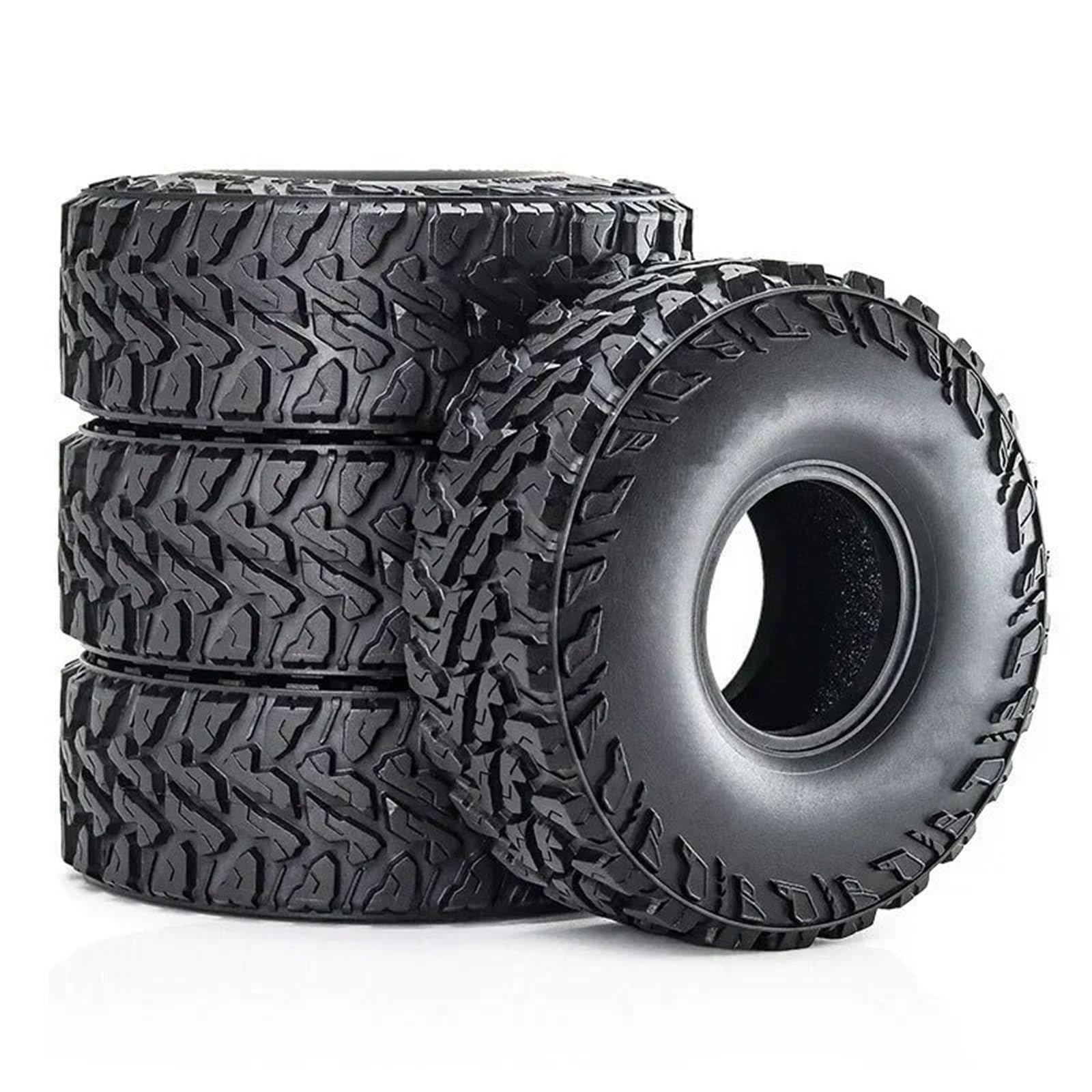 Per SCX10 90046 D90 Per TRX4 Per TRX6 D261 Per Redcat Per Rock 1:10 4PCS 1.9 "Pneumatici Gomma Ruota Pneumatici RC Crawler Auto Accessori Giocattoli Rc
