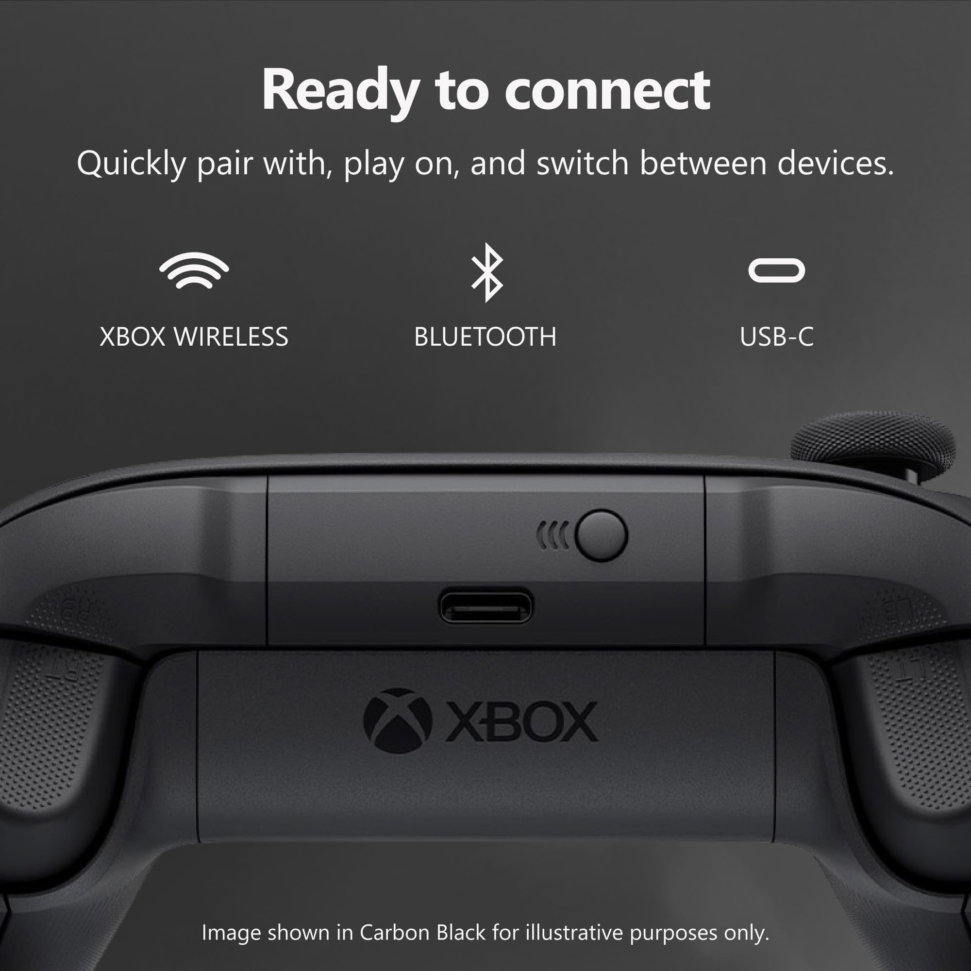 Xbox Microsoft Wireless Controller Storm Breaker Special Edition - Wireless & Bluetooth Connectivity - New Hybrid D-Pad - New Share Button - Featuring Textured Grip