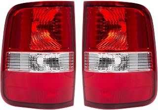 RANSOTO Tail Light Compatible with 2004 2005 2006 2007 2008 Ford F150 F-150 Rear Brake Taillight Drive & Passenger Side Lamp
