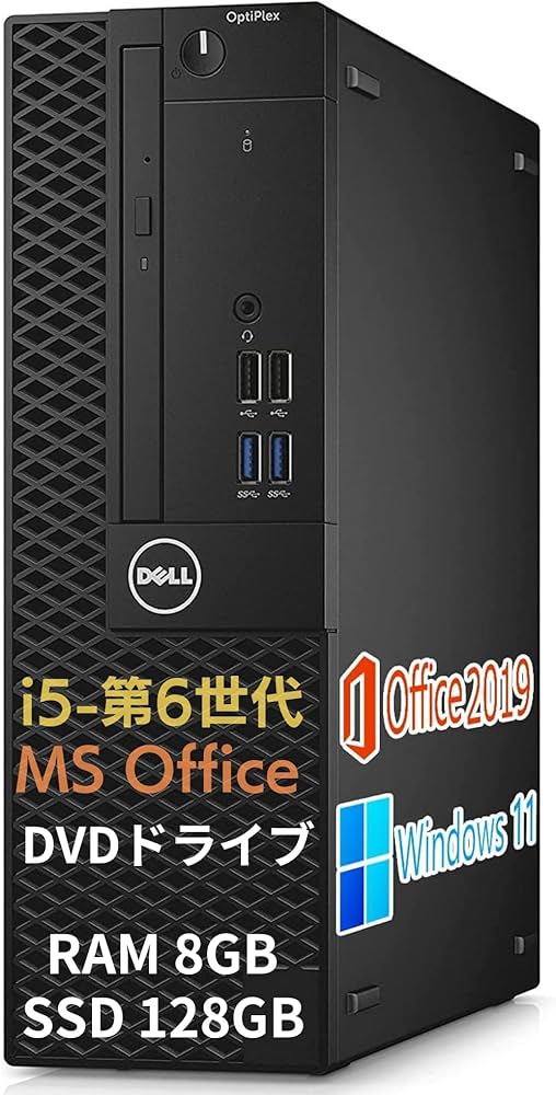 DELL - DELL デスクトップPC デル 第6世代 Win11 Office WiFi DELL デスクトップPC デル 第6世代 Win11 Office WiFi