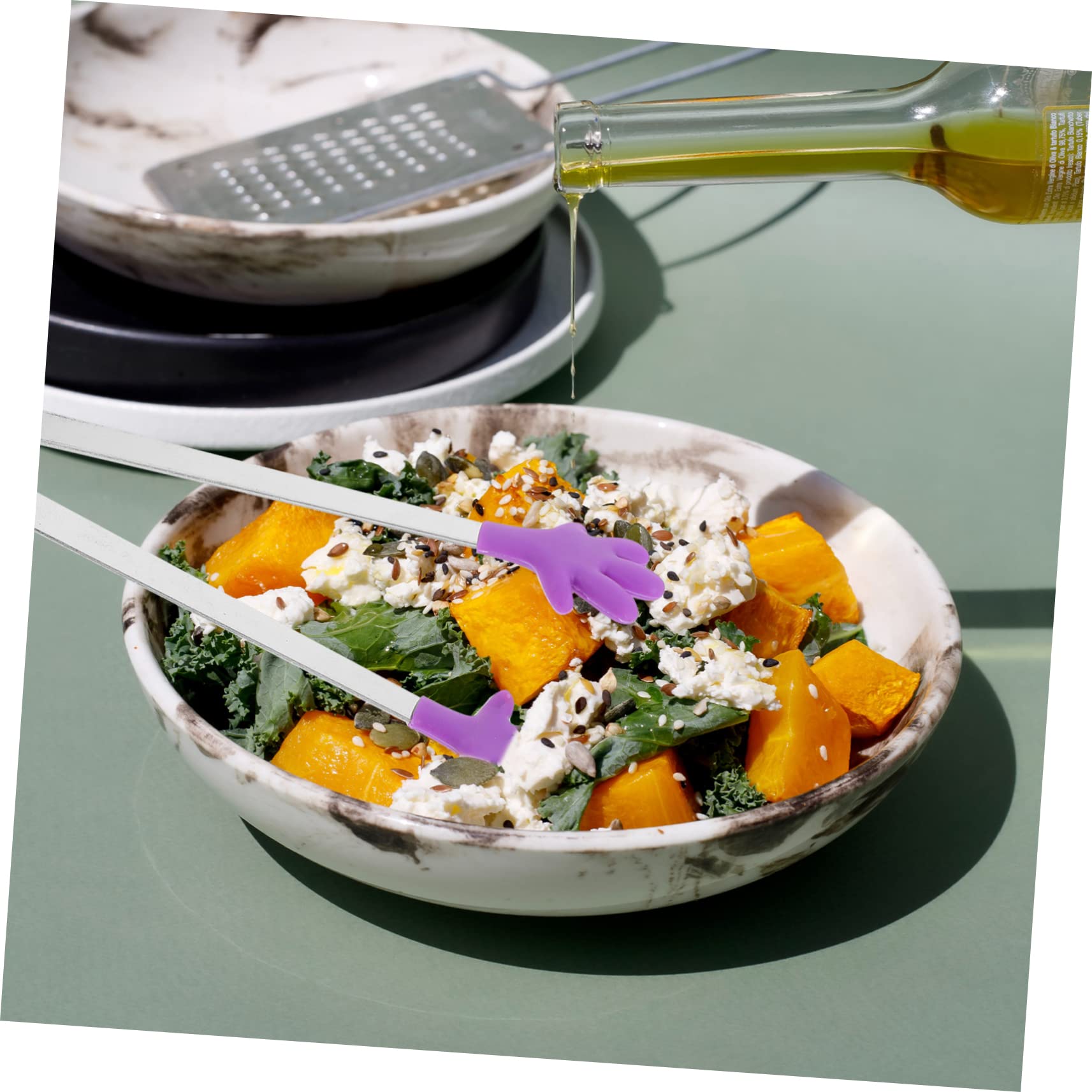 Ciieeo 3 Sätze Lebensmittelhalter Aus Silikon Süßigkeiten Brotzange Kochzangen Für Lebensmittel Küchenclips Zuckerzange Kinderzange Für Feinmotorik Mini- Edelstahl 6 Stück * 3