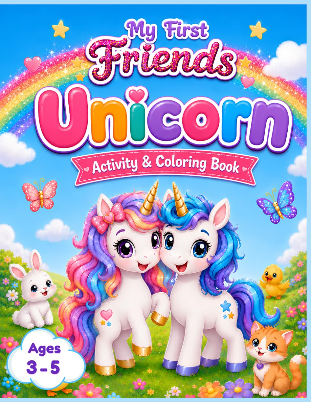 My First Unicorn Friends Activity & Coloring Book: Friends Edition (BinDooChi Doodle Unicorn Coloring Books)