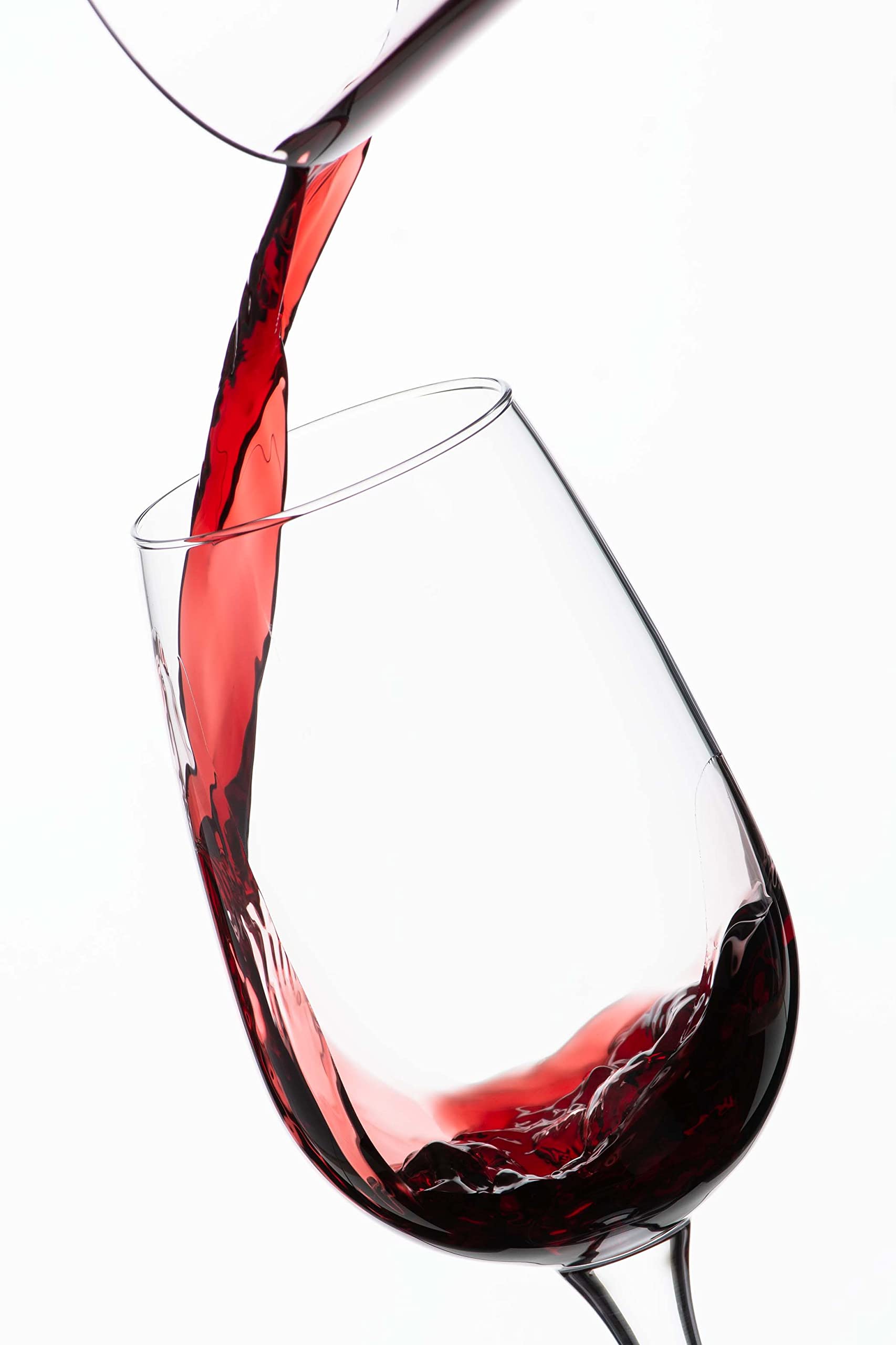 DIAMANTE Port Glasses or Wine Tasting Glasses, 'Auris' Collection Undecorated Crystal - Image 3