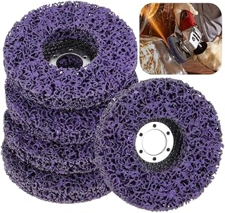 Purple Wheels For Stripping, Scaling, Rust Remover, Paint, And Removing Oxidation, Discs For Grinder Nylon Fiber Angle Strip, Wheels Stripper Paint, Pcs 5, Discs Grinding
