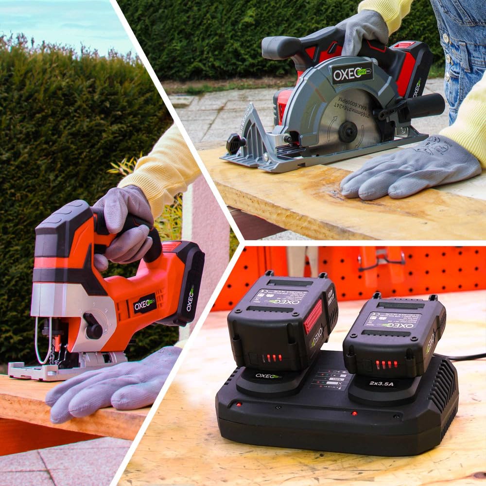 Pack outils sans fil - 11 outils - 18V - EASY FULL - 2 batteries 4Ah - 1 batterie 2Ah - chargeur double - 2 sacs de transport