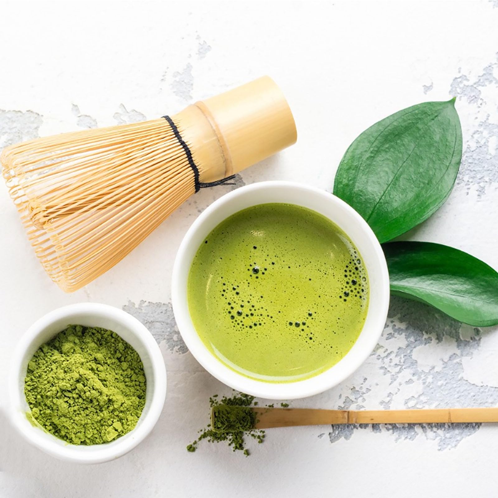 VMUTGA Batidor de Bambú Natural Chasen Tradicional, MA-01 Accesorio de Ceremonia de Matcha Japonés de 100 Varillas té Matcha
