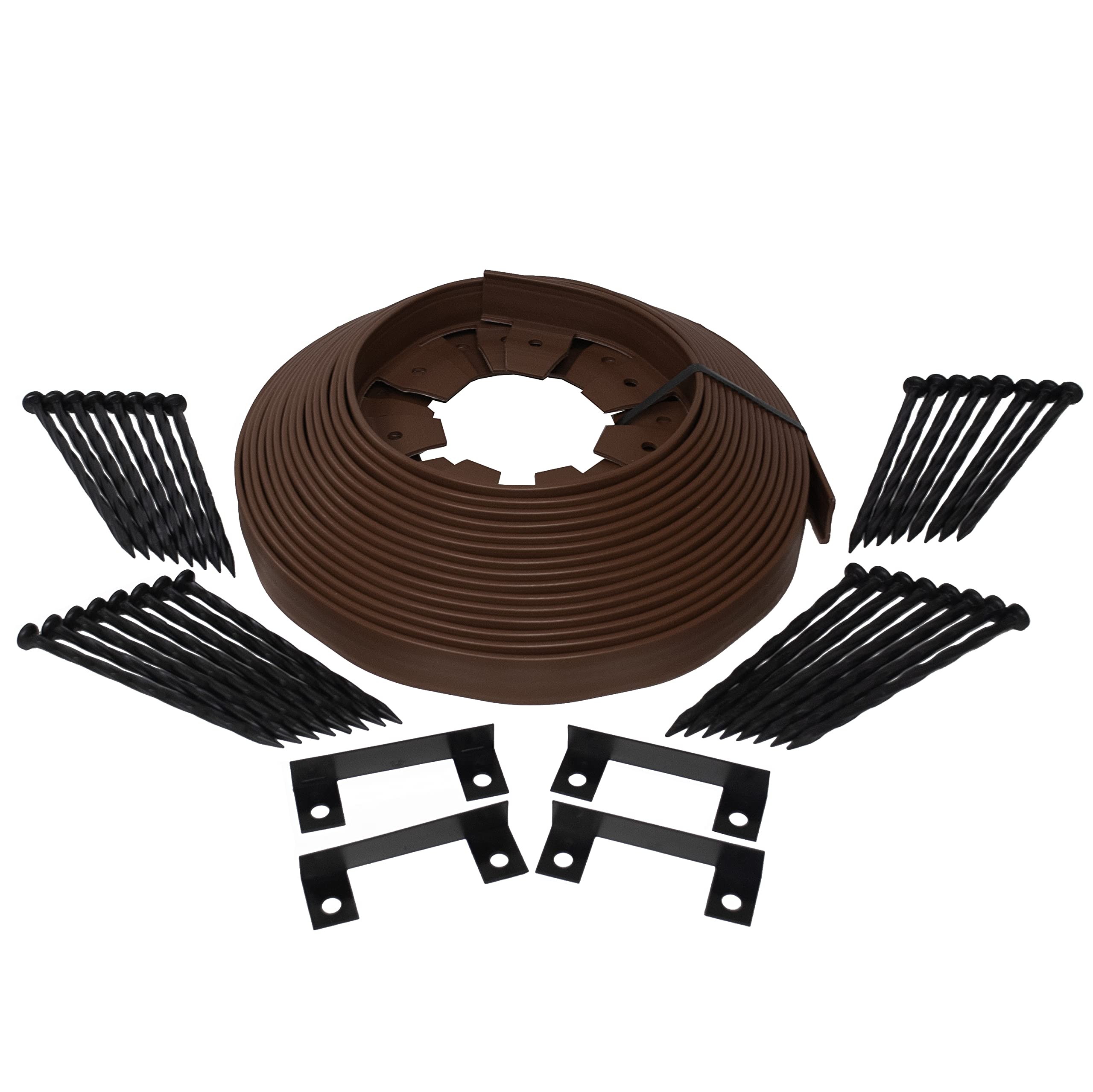 EasyFlexHeavy Duty No-Dig Landscape Edging - 50' Kit, Red