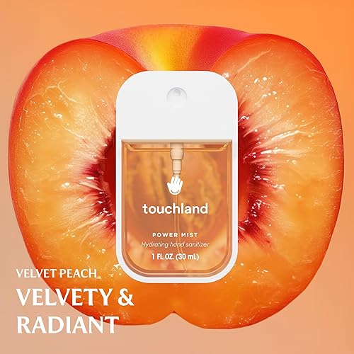 Miniatura 40 de Touchland Aerosol desinfectante hidratante para manos, DREAM 5 Set (sandía, baya, coco de playa, sándalo, estuche de niebla de mano blanca helada)