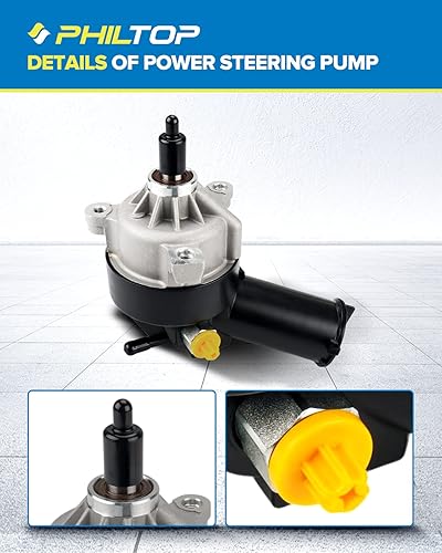 Miniatura 2 de PHILTOP Bomba de dirección asistida 20-7272 OE de repuesto para F350 1990-1996, F250 HD 1997-1997, F150 1990-1996, Bronco 1990-1996, F250 1990-1997,