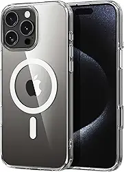 Capa Mag-safe para [iPhone 13 PRO MAX] Capinha Magnetica Slim Premium com [Proteção de Camera] Compativel com Mag-Safe Anti-Amarelamento, Transparente Clear Case, Resistente a Riscos e Anti Impacto