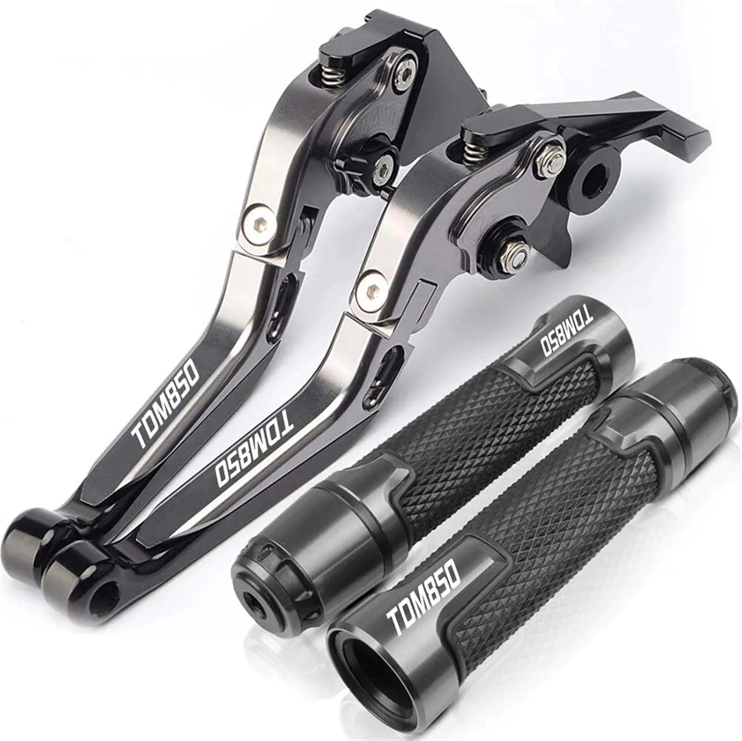 Brake Clutch Levers Handlebar Hand Grips Ends Compatible With TDM850 1991-2002 1994 1995 1996 1997 1998 1991 2000 2001