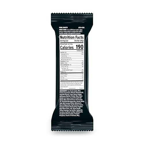 Miniatura 54 de GNC Total Lean Layered Lean Bar Satisfacción del hambre - Barra de aperitivos alta en proteínas Mousse de chocolate batido - 9 barras