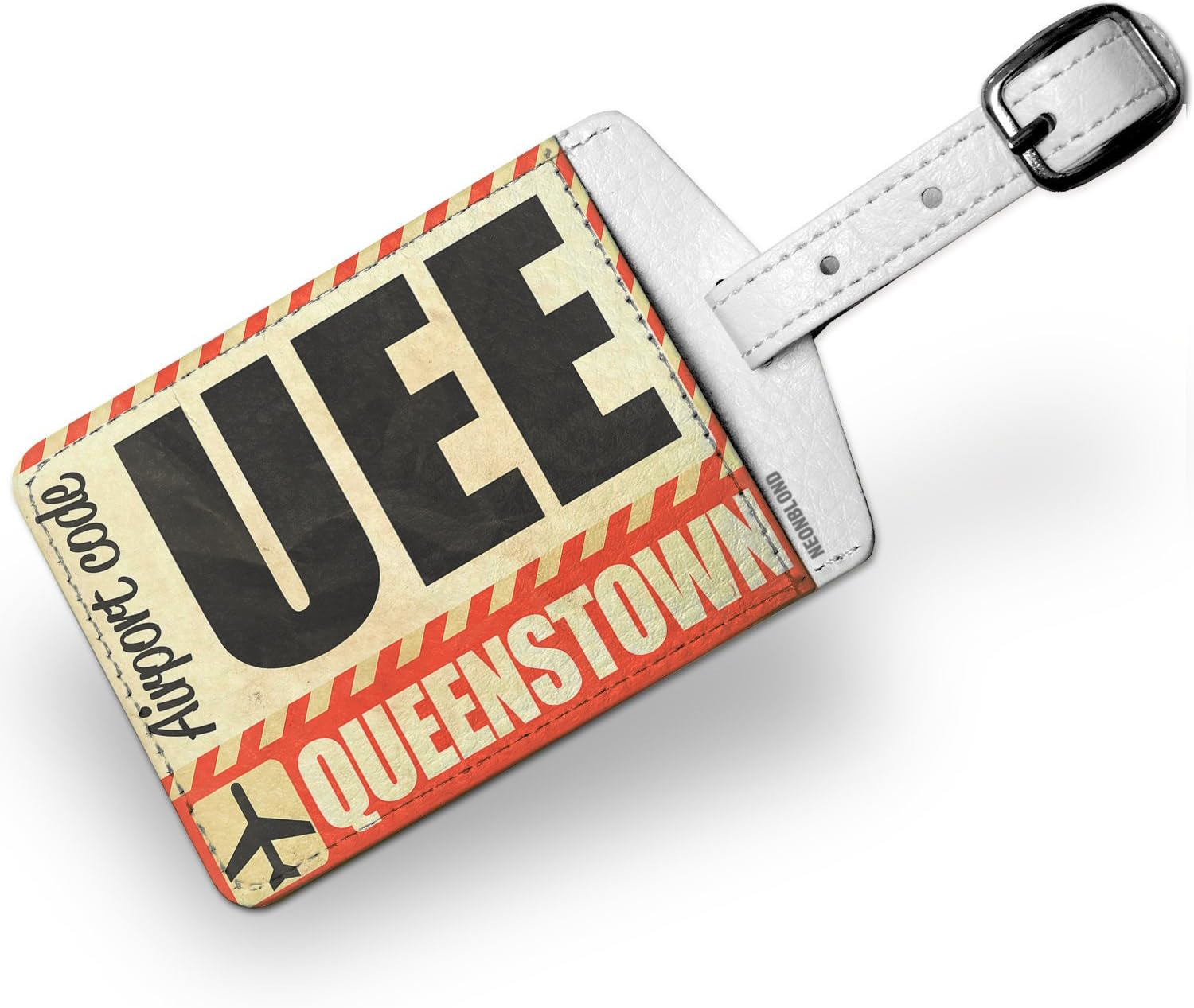Luggage Tag Airportcode UEE Queenstown NEONBLOND