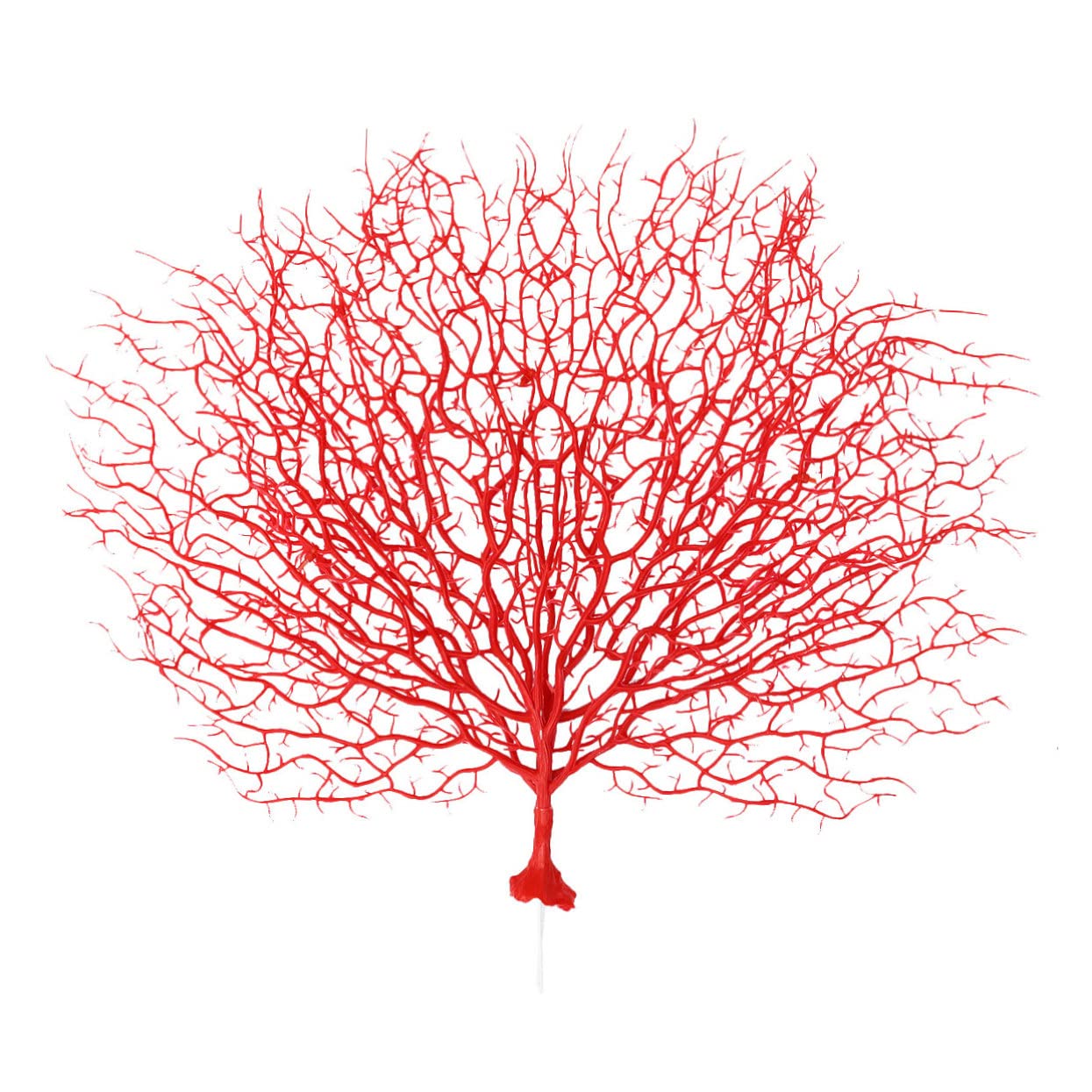 BESTYASH 1Pc Artificial Plastic Coral Branch Decoration for Aquarium Home and Wedding Decor Elegant Red Fake Coral for Unique Landscape and Vibrant Centerpiece