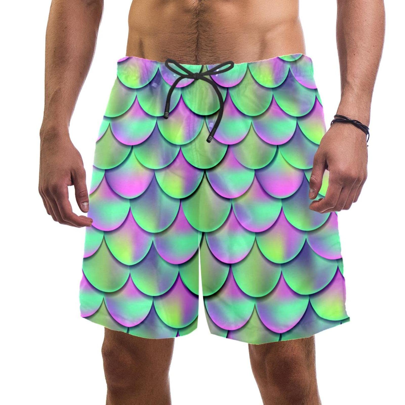 Short de plage HadHfun écaille de sirène pour vacances au soleil
