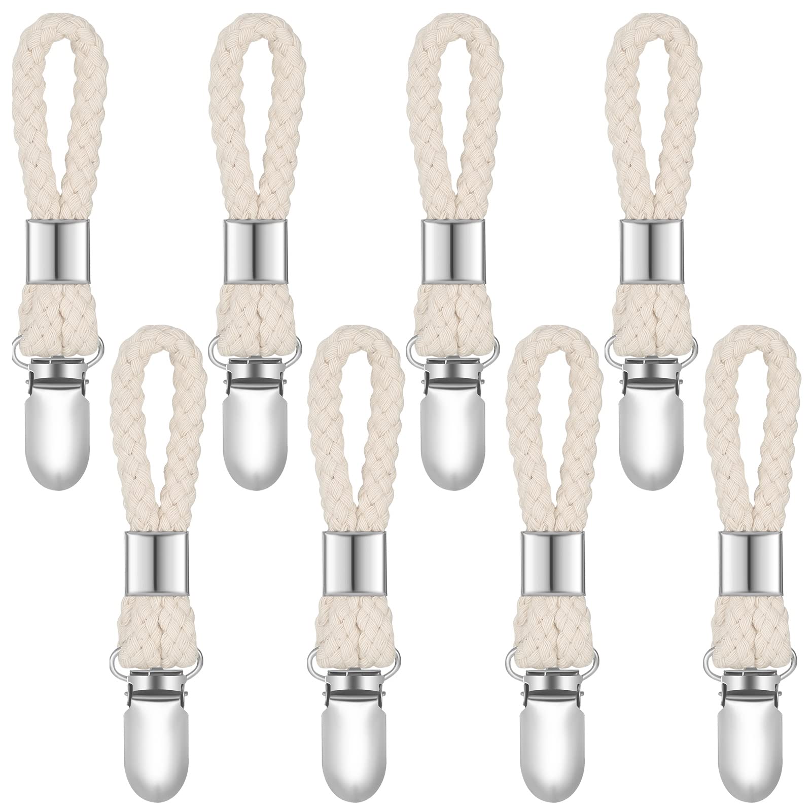 SOSPIRO 8 Stücke Aufhänger für Handtücher Handtuch Clips Towel Clips Handtuchclip Aufhänger mit Schlaufen Eignen Sich Zum Von Häusern Schränken Und Badezimmern