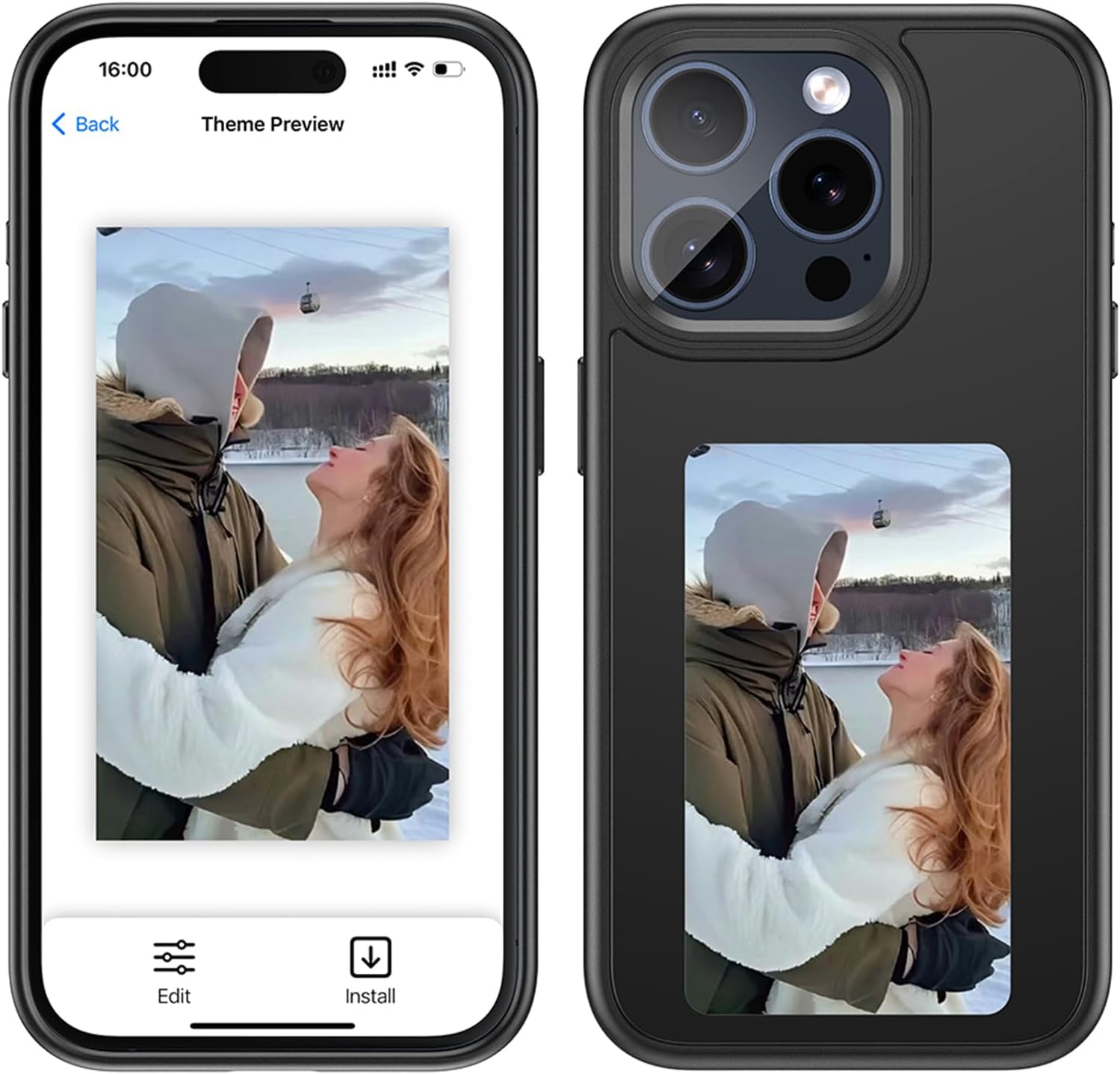 Amazon.co.jp: IPhone13 14 15/Pro/Pro Max ケース アイフォンケース インクスクリーン電話ケース  NFCディスプレイ電話ケース スクリーン投影電話ケース スマホケース 写真 DIYカスタマイズ可能 保護ケース 携帯電話カバー 軽量 滑り止め  脱着簡単 : 家電＆カメラ 革新的な電話ケーススクリーン共有と変更可能なインクを備えた革新的な電話耐性スリーブソーシャルインタラクションカスタマイズ可能な電話シ