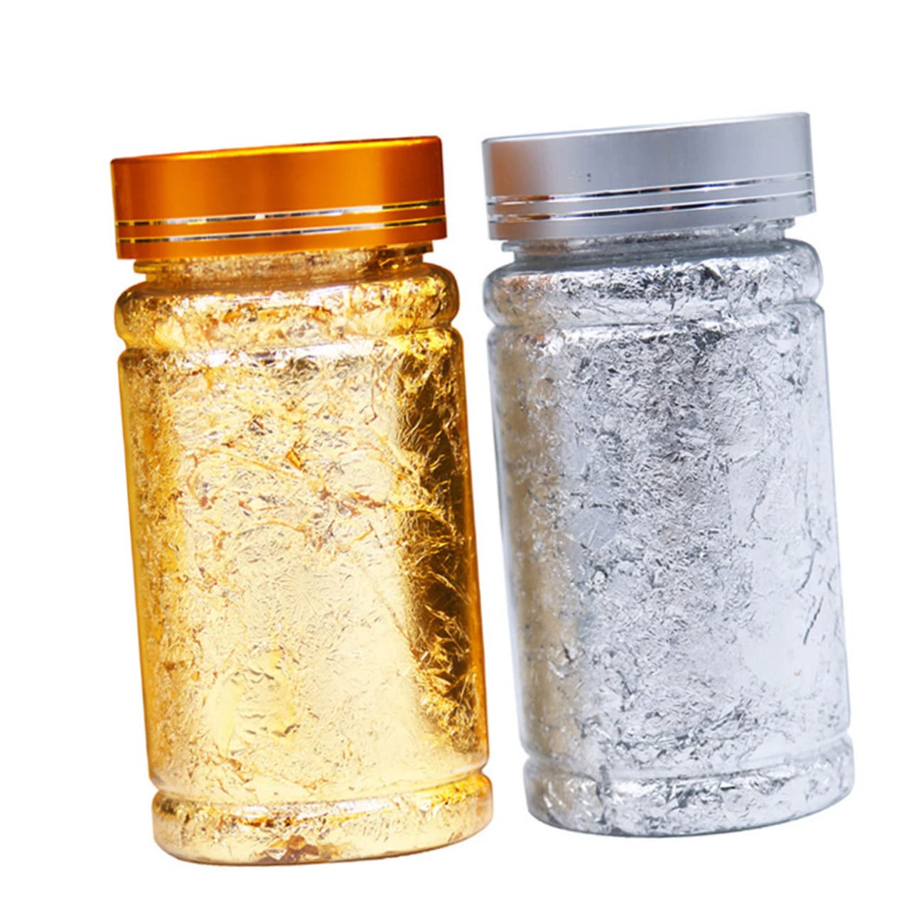 Healeved 9pezzi Carta Foglia Oro e Argento Per Decorazioni Unghie Carta Decorativa Per Artigianato Facile Applicazione e Stoccaggio Compatto Per Nail Art e Decorazioni Creative