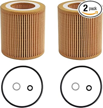 HU816x Oil Filter Fits for BMW 1,3,5,6,7 X1 X3 X4 X5 X6 Z4 E60 E71 E82 E83 E89 E90 E92 Replaces# 11427953129 11427541827 2Pcs