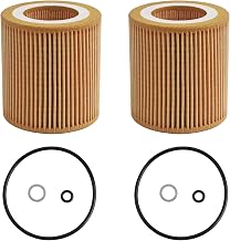 HU816x Oil Filter Fit for BMW 1,3,5,6,7,11427953129 11427541827 (2Pcs) | For BMW X1 X3 X4 X5 X6 Z4 E60 E71 E82 E83 E89 E90 E92