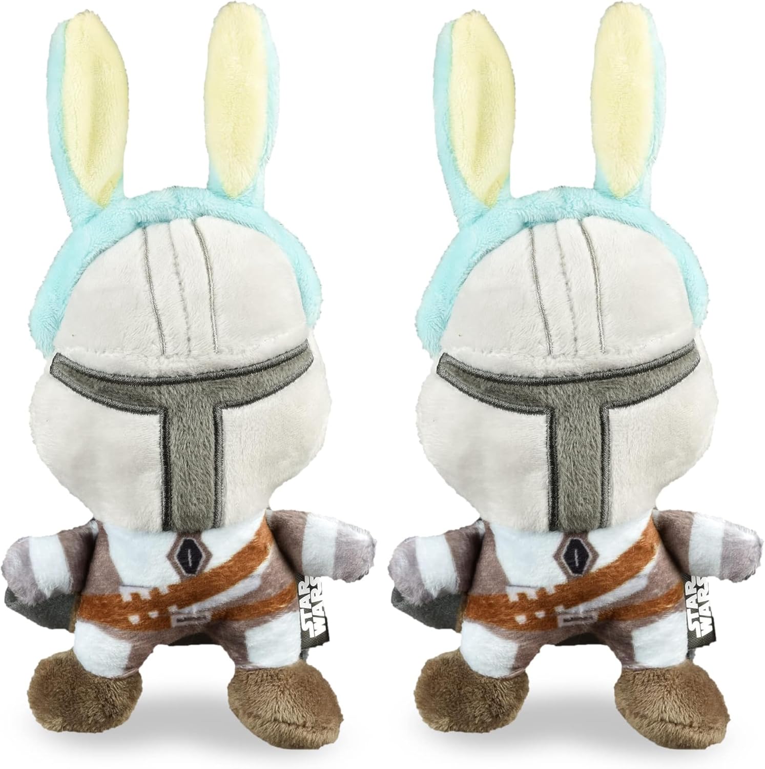 STAR WARS Easter 6" Stormtrooper Bunny Squeaker Pet Toy | 6” Star Wars Plush Squeaker Easter Stormtrooper Pet Toy | Star Wars Toy for Dogs Easter Stuffed Stormtrooper 6 inch