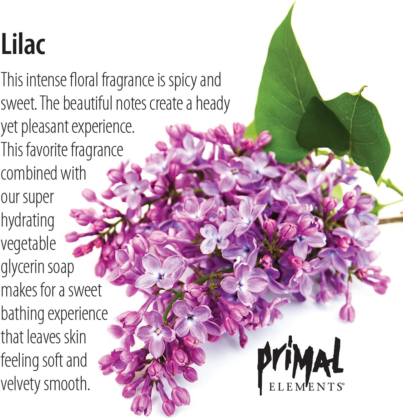 Primal Elements Soap Loaf, Lilac, 5.5 Pound