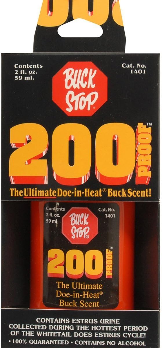 Buck Stop 200 Proof Ultimate Doe in Heat Scent, 2-Ounce