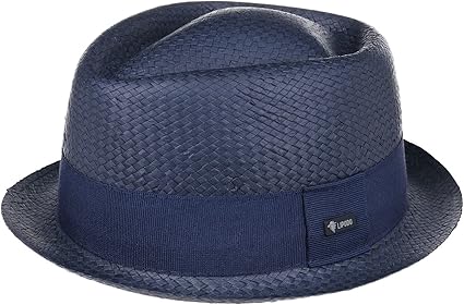 HOEDSHOP Light Summer Stoffen Pork Pie Ripsband veelkleurig Monochroom Heren Lente Zomer