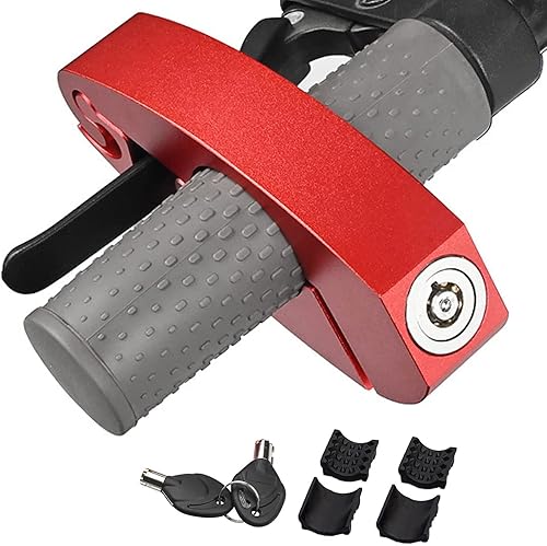 Cerradura de motocicleta resistente, bloqueo de agarre antirrobo para manillar del acelerador y freno, bloqueo de seguridad ajustable para proteger