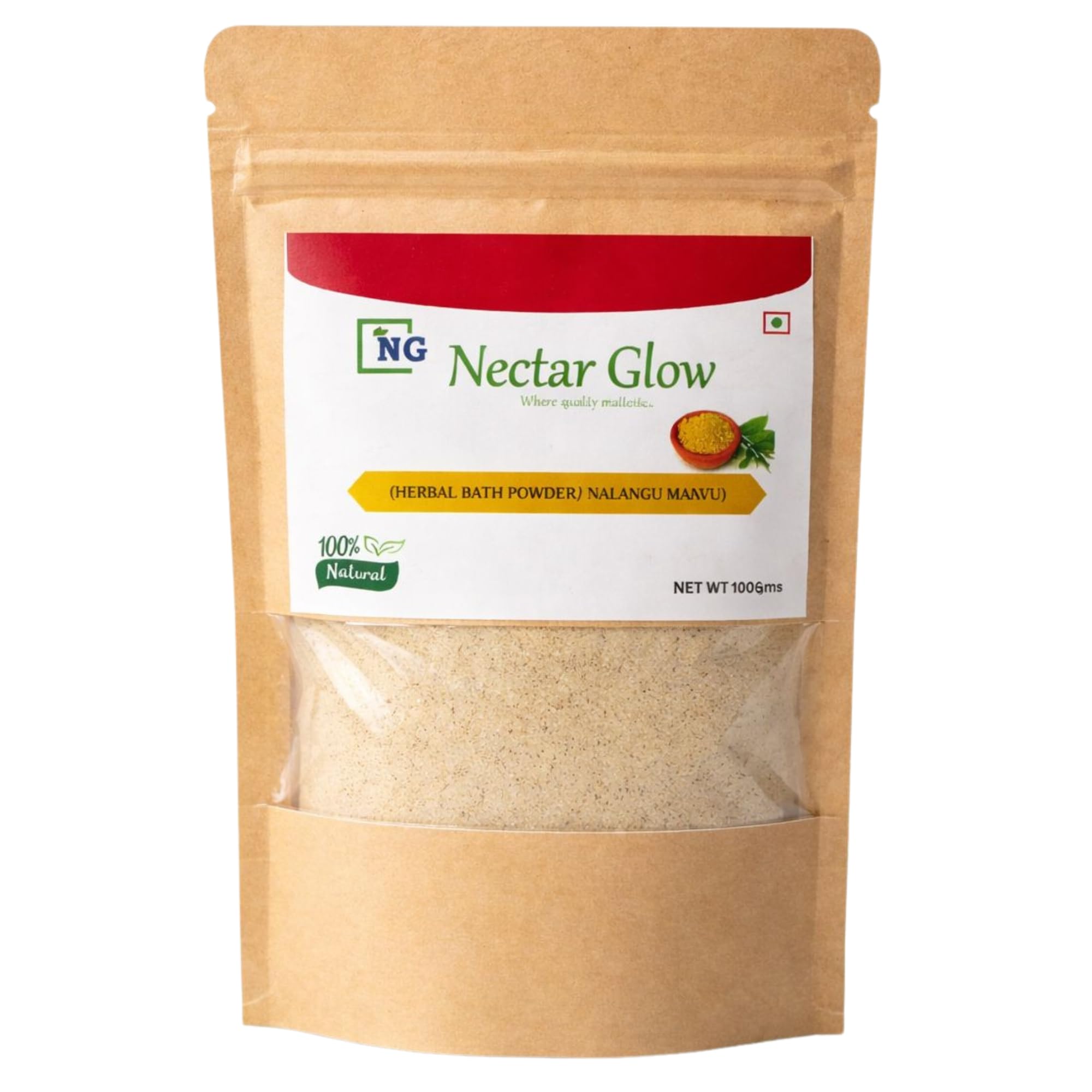 Organics Nalungu Maavu Herbal Bath Powder | Traditional Herbal Body Cleanser | Helps Keep Skin Fresh & Smooth | Suitable for All Skin Types | 100g-image-19