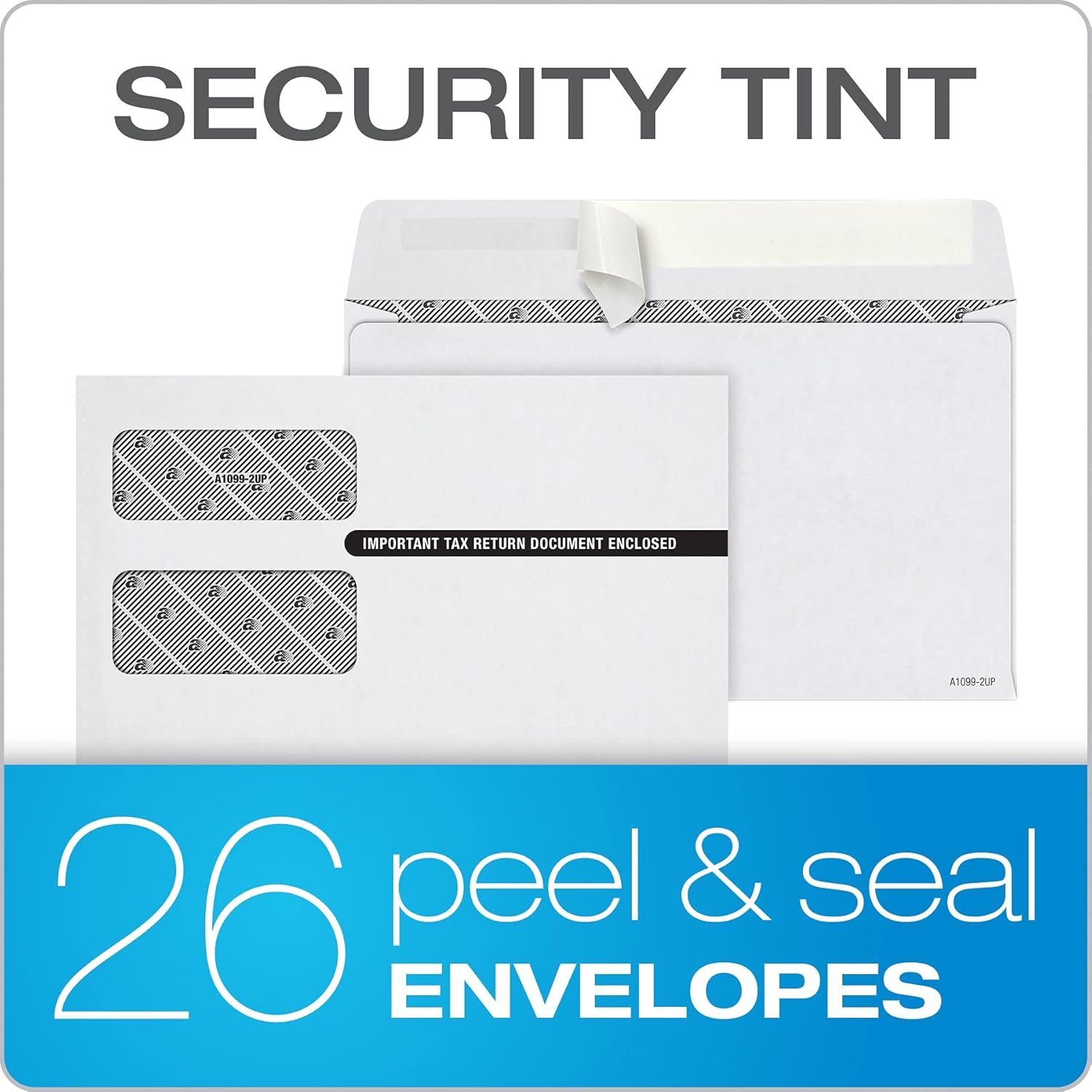 TOPS 1099 MISC 2 Up Forms 2021, Tax Forms Kit for 26 Recipients, 5 Part MISC Tax Form Sets with Self Seal 1099 Envelopes and 3 1096 (TX22905KIT-MI21) - Pack of 1 : Office Products