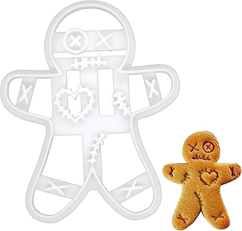 Cortador de galletas VooDoo Gingerbread Man, 1 pieza - Bakerlogy