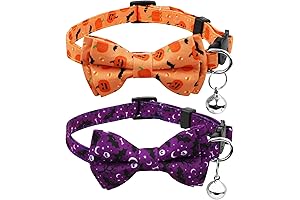 LUTER Adjustable Breakaway Cat Collar for Halloween