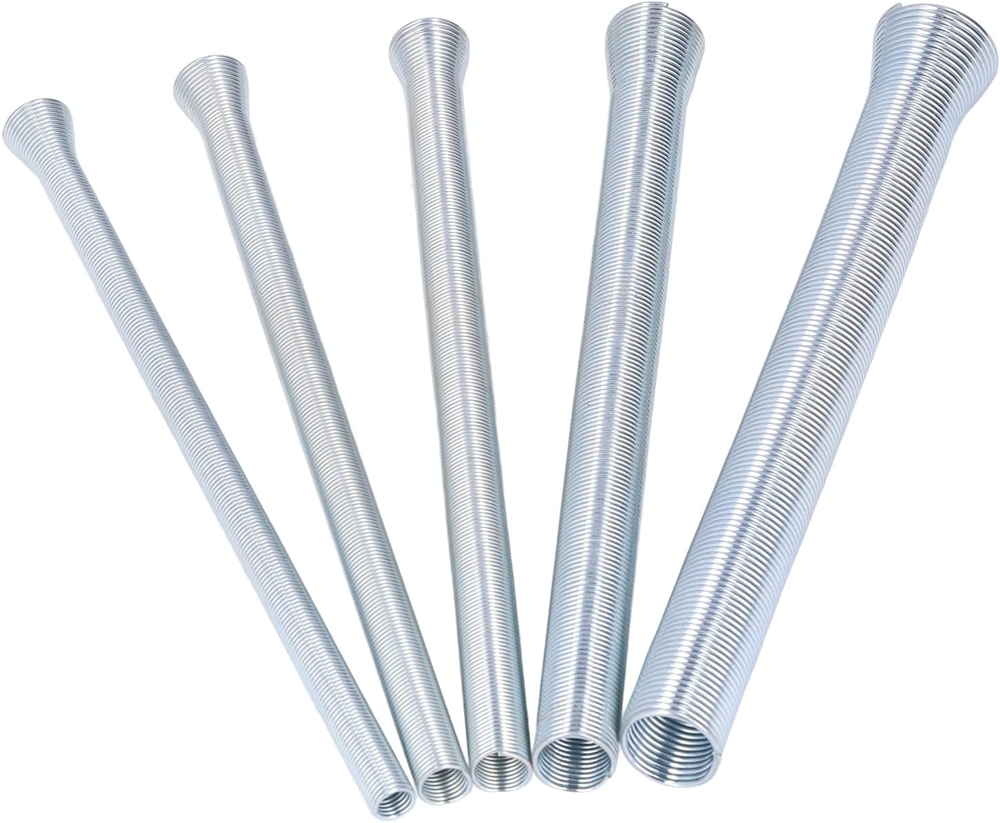 Spring Bender Tool, Spring Tube Benders Set 5/8in 1/2in 3/8in 5/16in 1/4in for Copper, Aluminum