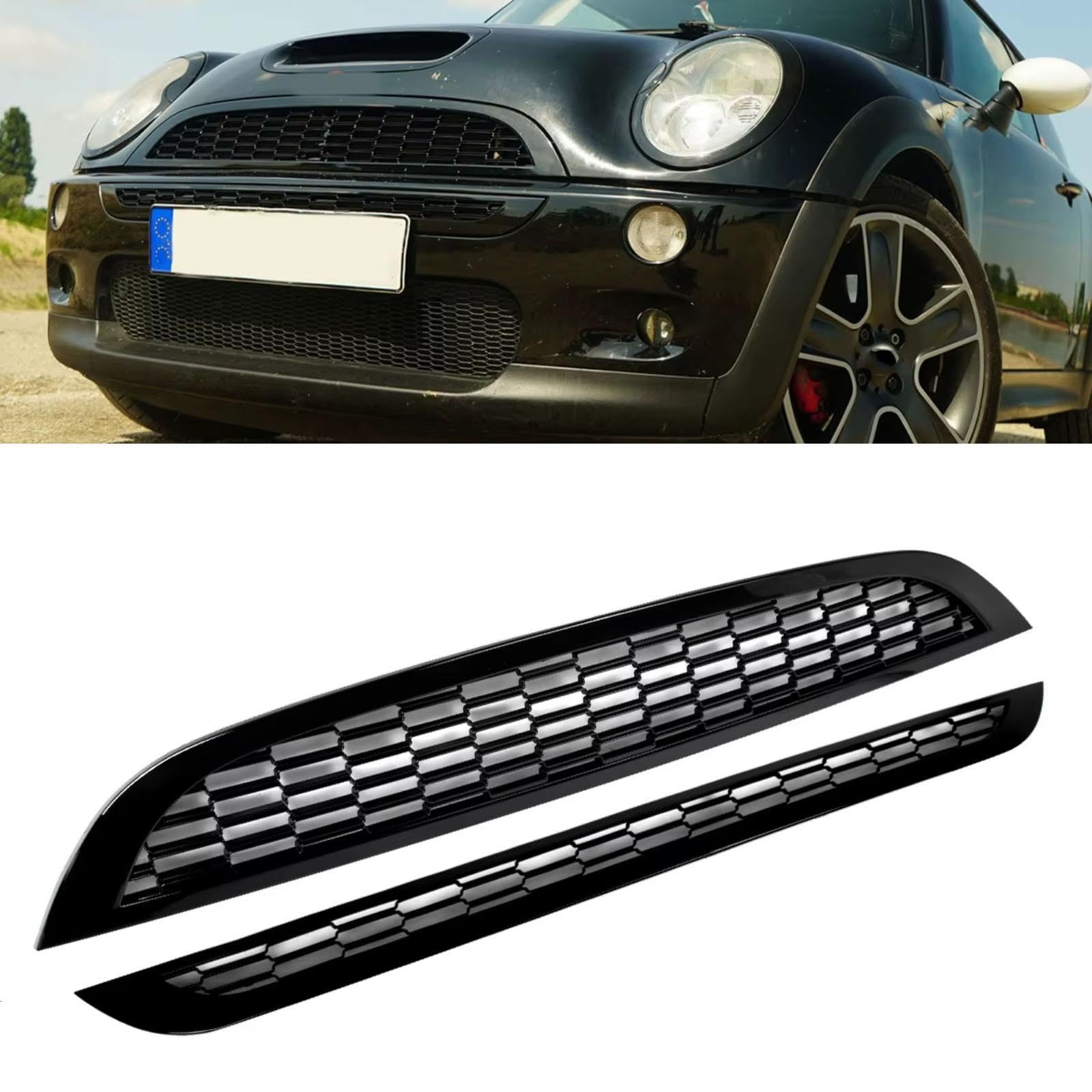 Griglie Anteriori per Auto Mini per R50 per R53 per Cooper S