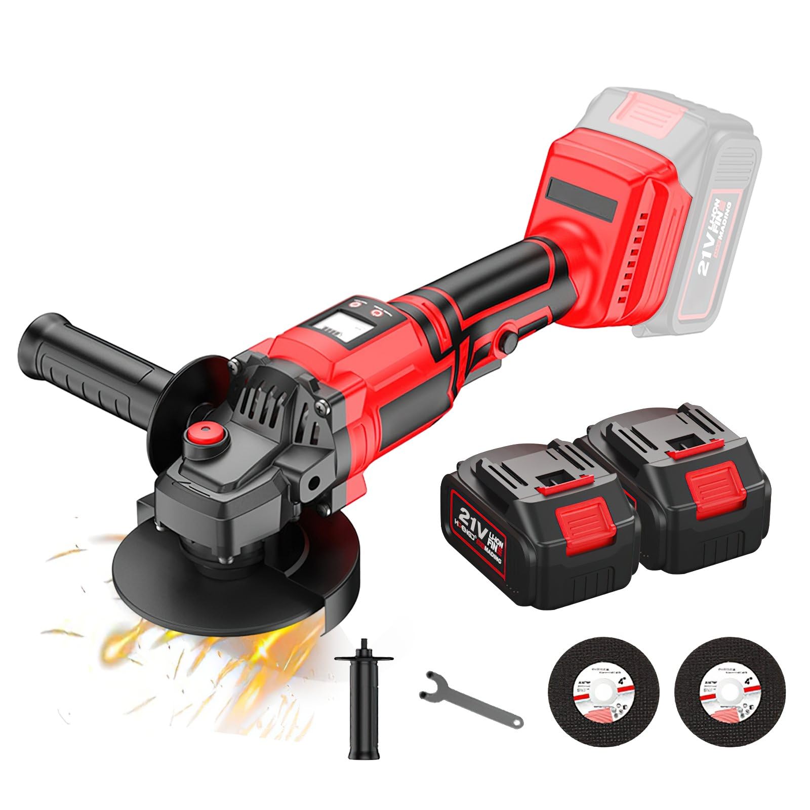 Cordless Angle Grinder Makita Cordless Grinder Red Light Flashing