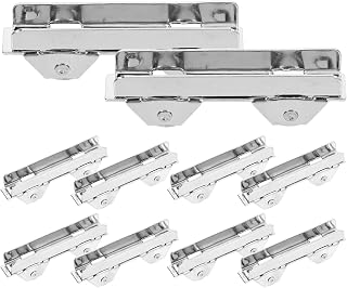 10pcs Sliding Door Rollers Replacement with Bearing for 8-12mm Glass