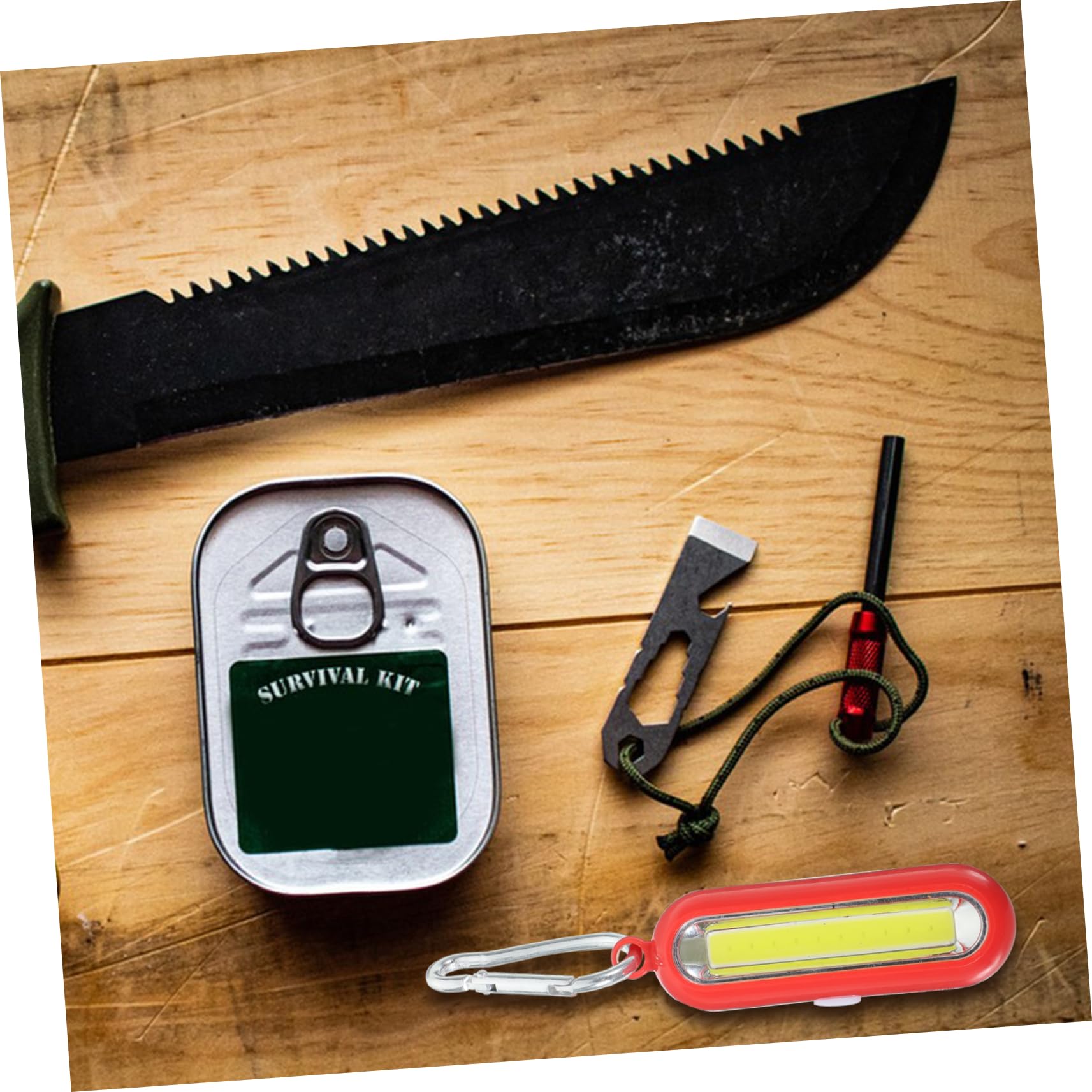 BESPORTBLE Flashlight Keyring Mini Key Ring Sturdy Rechargeable for Car Keys Bag Purse Halloween Christmas Camping Hiking