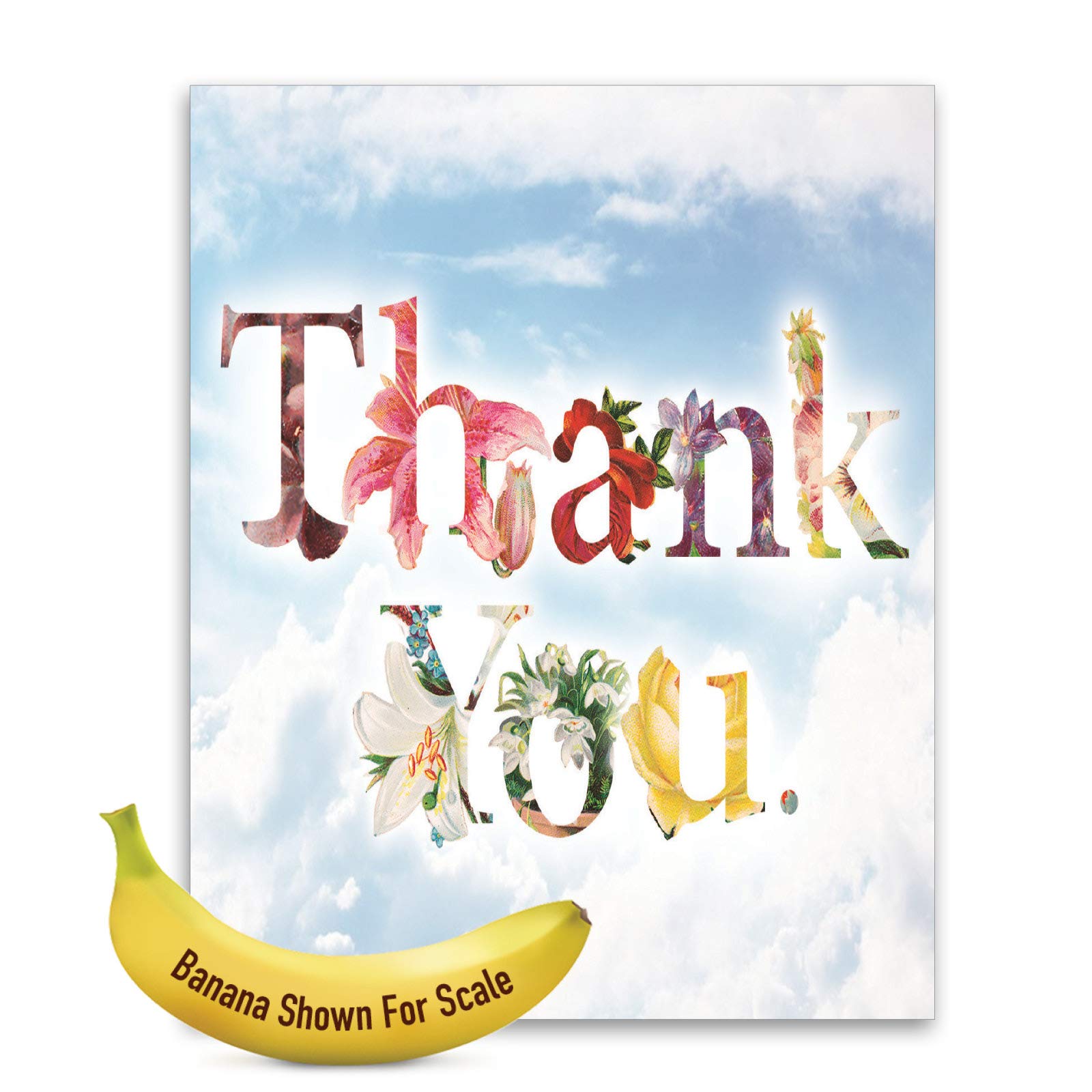 3 Pack 'Thanks A Bunch Thank You' - Stylish and Creative Floral